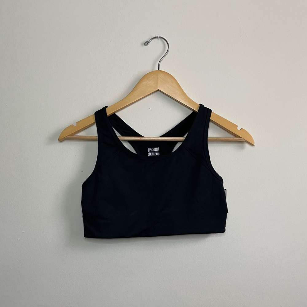 NWT Pink Ultimate Unlined Sports Bra